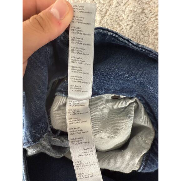 Spanx Size 30 The Signature Straight Denim Jeans Cotton Blend Pants Blue - Picture 10 of 11